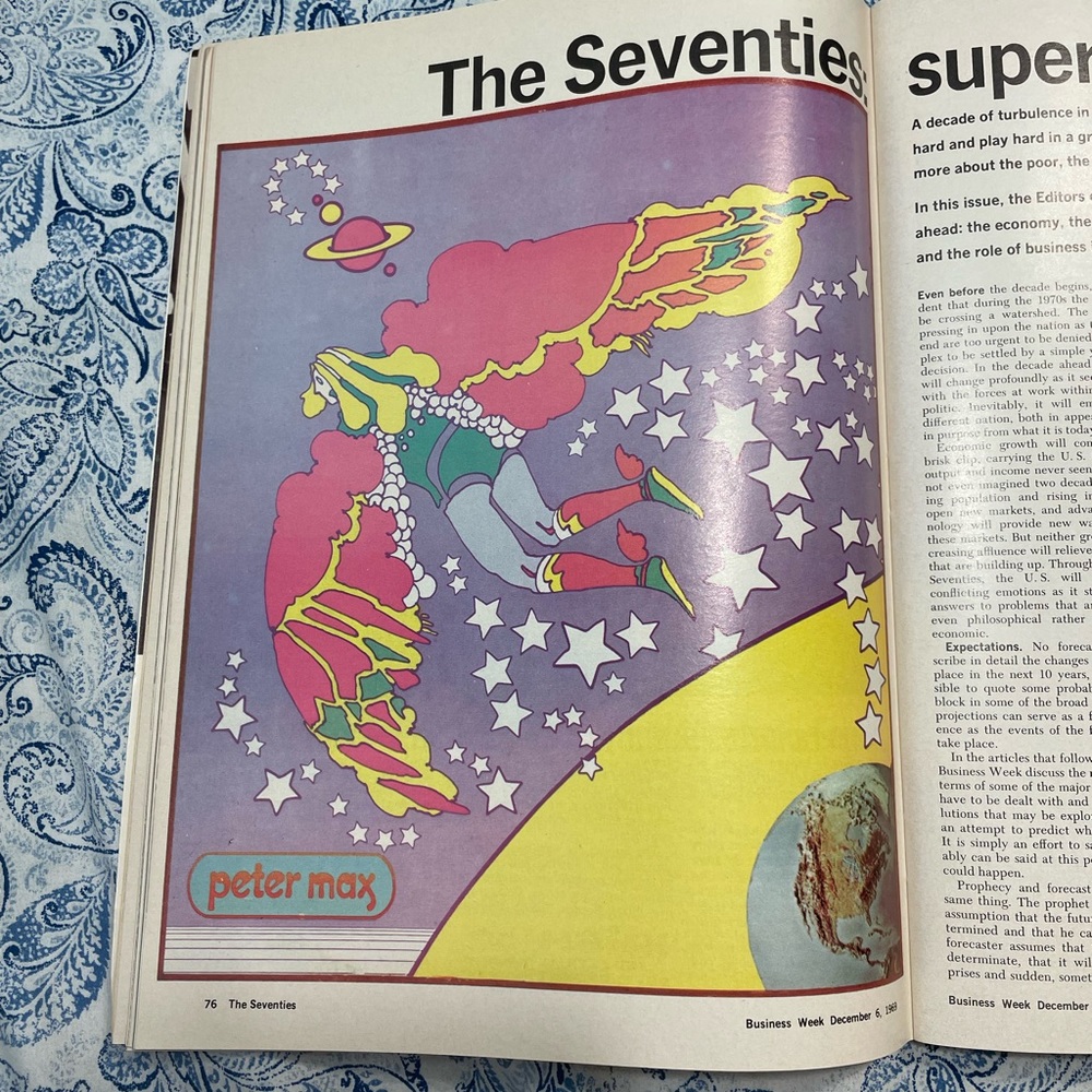 Peter Max Business Week Magazine - Picture 2 of 11